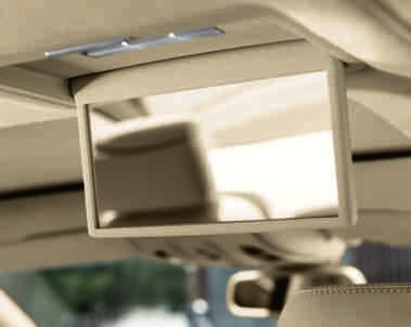 headlining Additional reading lights in the rear 2 additional reading lights with LED technology,