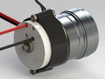 s Motorized This patented assembly - a Synchron exclusive - combines rotating motion and electrical power in a single, compact, 2-wire unit.