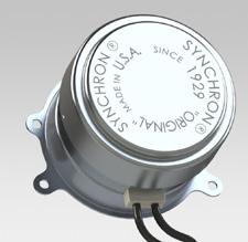 AC 600 Series Round Gearbox Synchron A & D Mount Designed for precise timing applications in appliances, instruments, event recorders and clocks, Synchron 600 Series AC timing motors are available in