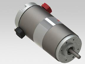 6" Planetary Gear Motor giving the planetary arrangement a higher torque to volume ratio with low backlash compared to a spur gear arrangement. Gear ratios up to 2653:1 are available.