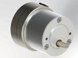 Series 123-4 Size 23 Step Gear Motor These gearmotors feature a Hansen 123-1 series step motor on a 2" round spur gearbox.
