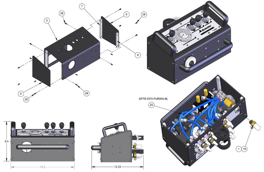 PARTS DIAGRAM AUTOBOX (CB 300) CONTROL BOX ASSEMBLY (CONTINUED ON NEXT PAGE) # PART NUMBER QTY.