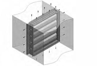 of thermal transfer from one side of the damper to the