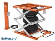 A-Series Air Scissor Lift Tables Page 24 Model ALS03 Options Section 5 Travel 33 Rotate Options 13320