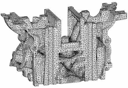 Before the simulation began, several consumptions are made with regards to the modelling the cylinder head structure (Danielson et al., 1992; Chyuan, 2000) i.e., (1) the 4 cylinder heads possess a