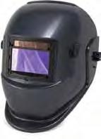 inner lens and 1 outer lens 41261 - POLY BAG Master: 100 Inner: 25 UPC: 8-02090-41261-5 Auto Darkening Welding Helmet - Durable lightweight material is corrosion resistant and flame retardant - Clear