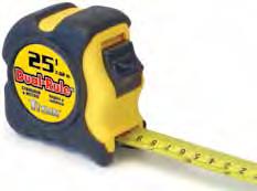 Measuring Tools QUICK READ Cushion Grip Tape Measures - Easy, quick-read markings - Tough, impact resistant plastic case - Ergonomic cushion grips - Hands-free blade lock 12 ft.