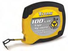 DUAL-RULE Combination Tape Measure - Dual-Rule Standard and Metric scales - Quick-Read blade markings - Comfort grip sleeve - Hands free blade lock 11126 - CARDED Master: 36