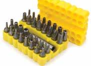 TITAN PRODUCTS 50 pc Depth Setter - Unique design causes bit to disengage with screw at correct depth - perfectly flush & not too deep - #2 Phillips - 1 inch bit - 1/4 shank 16025