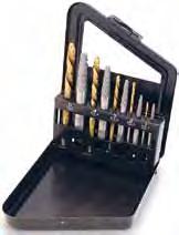 TITAN PRODUCTS Drill Bits 48 pc Quick-Disconnect Drill Bit & Power Bit Set with Portable Bit Cases - Countersink, Magnetic Extension, - Quick Disconnect, Power Nut