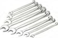 Mechanic's Tools TITAN PRODUCTS 8 pc Lateral Drive Wrench Sets - Ergonomic handle design - Full Polish - SAE sizes include: 3/4, 11/16, 5/8, 9/16, 1/2, 7/16, 3/8 and 5/16 - Metric sizes include: 19,