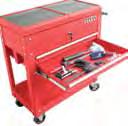 TITAN PRODUCTS Shop Equipment Service Cart - WITH LOCKING WHEELS - 3 Trays service tool