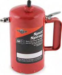 8-02090-19378-1 Non-Aerosol Spot Sprayer - 80-150psi operating pressure (max pressure: 200 psi) - Refillable - Not for use with paint products - Eliminates dangerous,