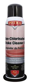 This service helps extend the life of brake system components. BRAKE CLEANER PART NO. 6001 15 FL. OZ.