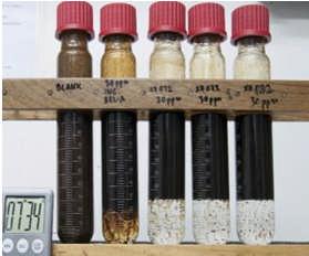 Crude Site Samples, Various Testing Formulations are Prepared to Obtain the Optimum Formulation Each