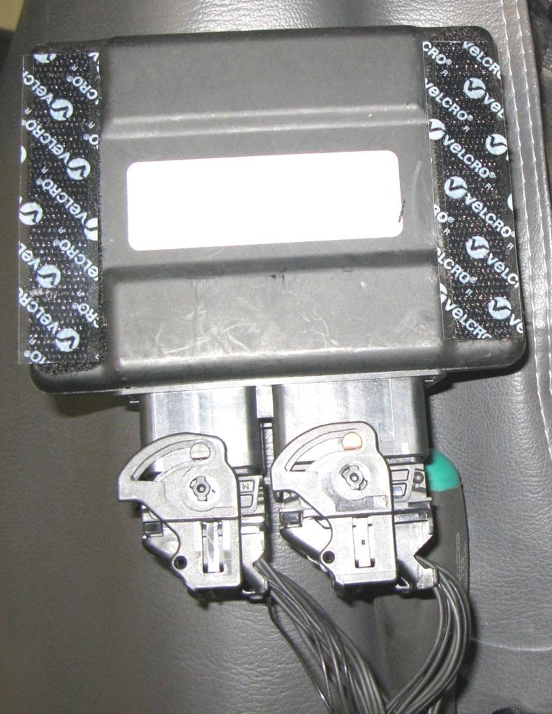 Fig: 27 31. Attach Velcro strips using the double stick tape to the back of the DPT ECU.