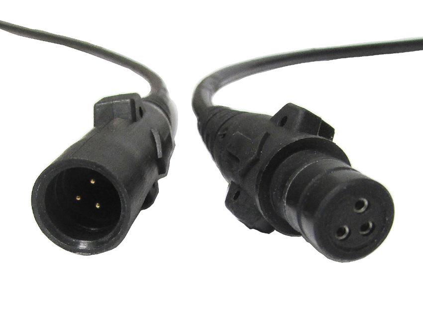 With Nicor in-line connectors, hold the connector ends with the arrow side up, point the arrows toward each other and push the ends together for the correct fit.