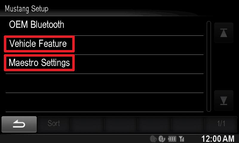 Amp Settings Used to adjust the gain of the vehicle s amplifier and set speed