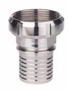 32 SMSV100D Hose shank standard: EN 14420-2 / DIN 2817 Nut material: stainless steel AISI 304 - EN 1.