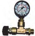 pressure test set includes gauge and fittings for testing pump