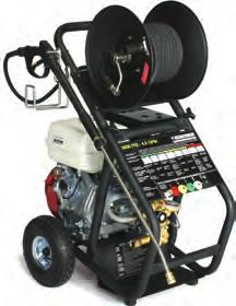 CoLD Water Gasoline Powered Direct Drive C l a s s i C s e r i e s Free Hose reel on 9 & 13 HP Models This series of commercial-duty, gas-powered cold water pressure washers offers the ideal balance