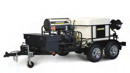 trailer systems Customized Mobile Wash Packages L I B E R T Y s e r i e s TRK-6000 Shown with options and gas-powered hot water pressure washer; accommodates both gasoline- and diesel-powered
