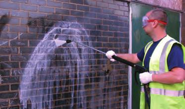 There are three strong, fast-acting product formulations that safely penetrate and loosen the graffiti making it easy to remove.