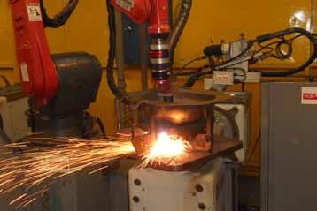 Robot welding Robot welding is the use of mechanised programmable tools (robots), which completely automate a welding process by both performing the weld and handling of the part.