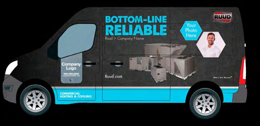 EXTENDED TOP VAN DESIGN HEATING & COOLING 4 Start with the following base extene top van esign, then customize each area with the