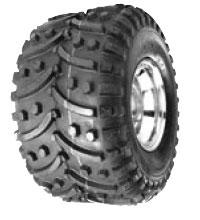 profile providing a 5% larger footprint for additional traction Wraparound shoulder and sidewall elements to