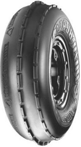 The front tire s center and offset rib design creates optimal cornering traction Rounded profile adds superior flotation needed in pure sand terrain The rear tire s
