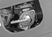 After finished, tighten the lock nut. FUEL VALVE This vehicle has a manually operated fuel valve. There are two positions: ON and OFF. See the pictures below for the correct operation of fuel valve.