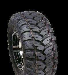 UTV & SXS FRONTIER (DI2037) Designed for peak performance on pavement, hard pack and loose-on-hard terrain Directional pattern with tight center band provides stability off-road and comfort on paved