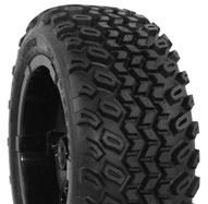UTV & SXS DESERT X-COUNTRY (HF244) Popular for ATV use and modified golf carts on turf, pavement and gravel Proven tread design offers smooth ride on pavement and excellent puncture resistance off