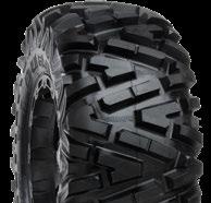 UTV & SXS POWER GRIP (DI2025) The All-Terrain choice for the most difficult terrain while still delivering a smooth, comfortable ride Angled tread bars and deep shoulder lugs evacuate mud and provide
