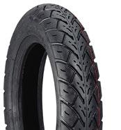 STREET HF264A An all-weather design for cruising Staggered grooves provide straight-line stability and cornering control Notches and sipes aid in wet performance Engineered to be run as a front or