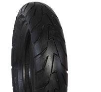 DM1057 Curved groove pattern provides superb sport performance and water evacuation Smooth center tread provides outstanding grip 4-ply rating provides long distance comfort Part Number Tire Size Ply