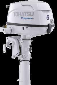 Our innovative LPG outboard will run for a full 5 hours at WOT on a single 11lb propane tank, without sacrificing performance.