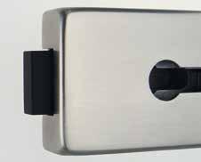 Only 10 mm depth required Lots of glass, slim profile the locking / without latch throw lock version is particularly suitable for slim frame profiles, where a throw of the latch and bolt is not.