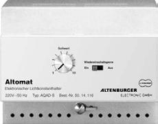 Constant Light control, type AQAD-S For electronic ballasts and transformers with 1-10 V interface as well as for a maximum of 3 dimmers with 0-10 V interface with smooth adjustment of the artificial
