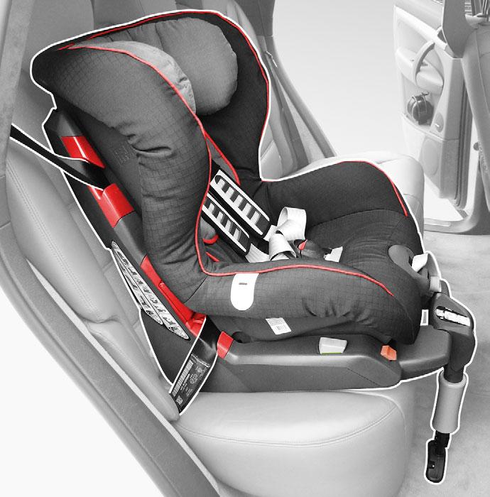 Fold the support leg onto the bottom of the seat lower section. 6. The child seat can now be removed.