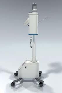 Technical data Mechanical design Swivelling injection unit on a mobile column stand Secured injection position at an angle of about 15 below horizontal (detected by a built-in inclination sensor),