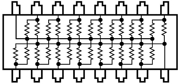 006 SCHEMATICS A Circuit Isolated Resistors B Circuit Bussed Resistors J Circuit Dual Terminator R1 R2 1 /2 1 /2 1 /2
