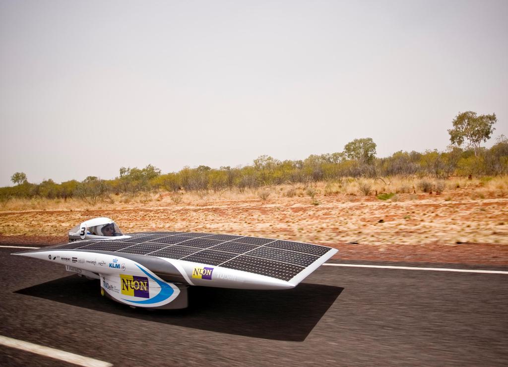 What is Solar Racing? Solar Racing refers to the competitive racing of electric vehicles powered by energy obtained solely from the large array of solar cells located on the surface of the car.
