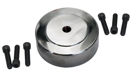 PULL PLATES Used with models 41 (range) Used with model 75 (range) AA221 5 lb to 25 lb N/A 1/4-28 mm [2.5 in] AA222 50 lb to 1000 lb 50 lb to 500 lb 3/8-24 mm [3.