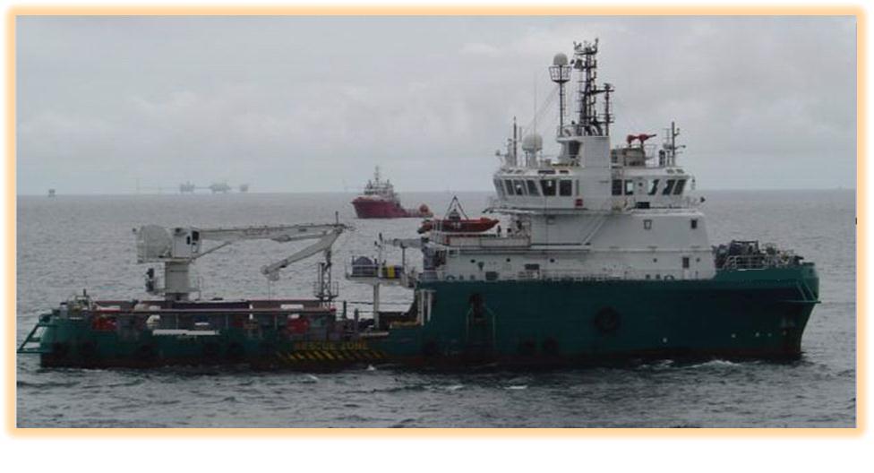 Reference : DSV 601508 : DSV/OSV/ROV Support Yob : 2008 : BV : 60,00 x 15,60 x 6,00 mtr : 4,50 mtr DWT : 1200 tons Deck area : 377 m2 300 tons 5 tons/m2 Main engines : 2 x 1200 KW Main propellers : 2