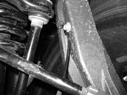 Use stock hardware Tighten lower ball joint to 92 ft-lbs, upper ball joint to 70 ft-lbs, tie rod end to 44 ft-lbs, and CV nut to 177 ft-lbs. 49.