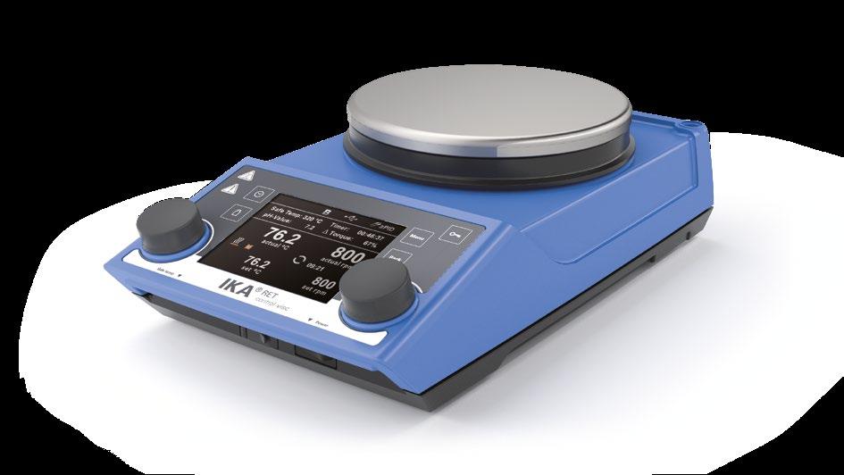 RET control-visc /// Magnetic stirrer with integrated balance PATENTED:
