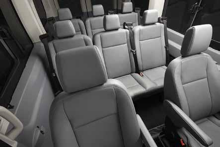Comfortable and Functional -150 LOW ROOF REGULAR WHEELBASE XL WAGON Transit Van models offer customers an efficient mobile office with features that include: -150