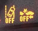 Lane Departure Warning OFF switch Press and hold this switch to turn off the Lane Departure Warning and the Lane Sway Warning